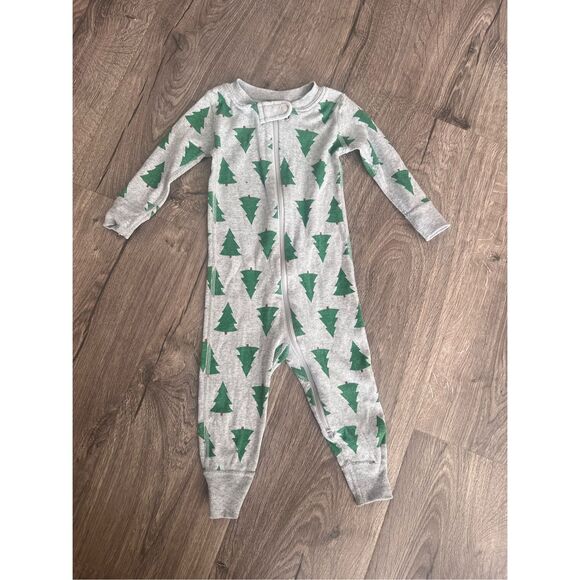 Hanna Andersson Sleeper Tannenbaum  Newborn size 12-18 M Christmas Tree - Picture 1 of 5